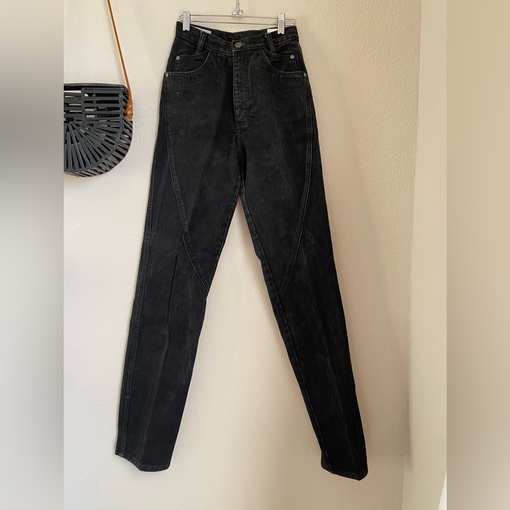 Bar None Thoroughbred Black Riding Skinny Jeans, Size 9/10